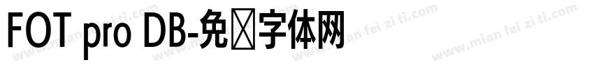 FOT pro DB字体转换